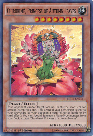 Chirubime, Princess of Autumn Leaves [MP14-EN216] Super Rare | Dragon's Lair Comics and Fantasy Houston TX