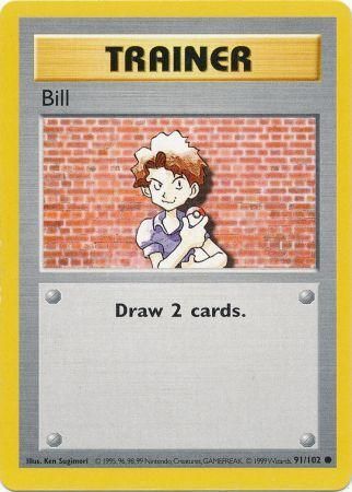 Bill (91/102) [Base Set Shadowless Unlimited] | Dragon's Lair Comics and Fantasy Houston TX