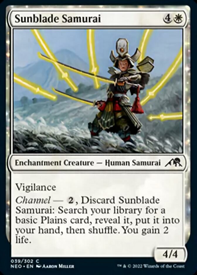 Sunblade Samurai [Kamigawa: Neon Dynasty] | Dragon's Lair Comics and Fantasy Houston TX