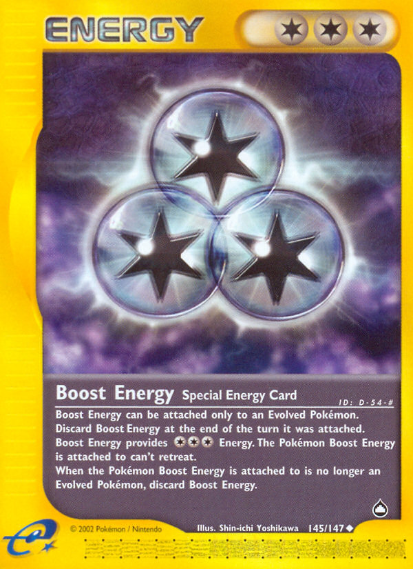 Boost Energy (145/147) [Aquapolis] | Dragon's Lair Comics and Fantasy Houston TX