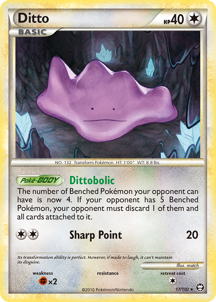 Ditto (17/102) [HeartGold & SoulSilver: Triumphant] | Dragon's Lair Comics and Fantasy Houston TX