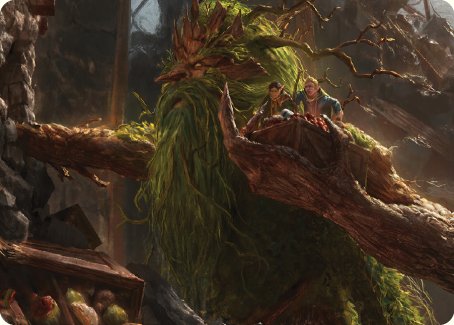 Treebeard, Gracious Host Art Card [The Lord of the Rings: Tales of Middle-earth Art Series] | Dragon's Lair Comics and Fantasy Houston TX