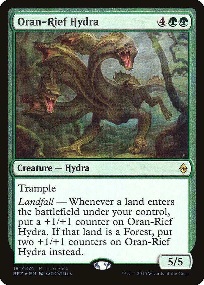 Oran-Rief Hydra (Intro Pack) [Battle for Zendikar Promos] | Dragon's Lair Comics and Fantasy Houston TX