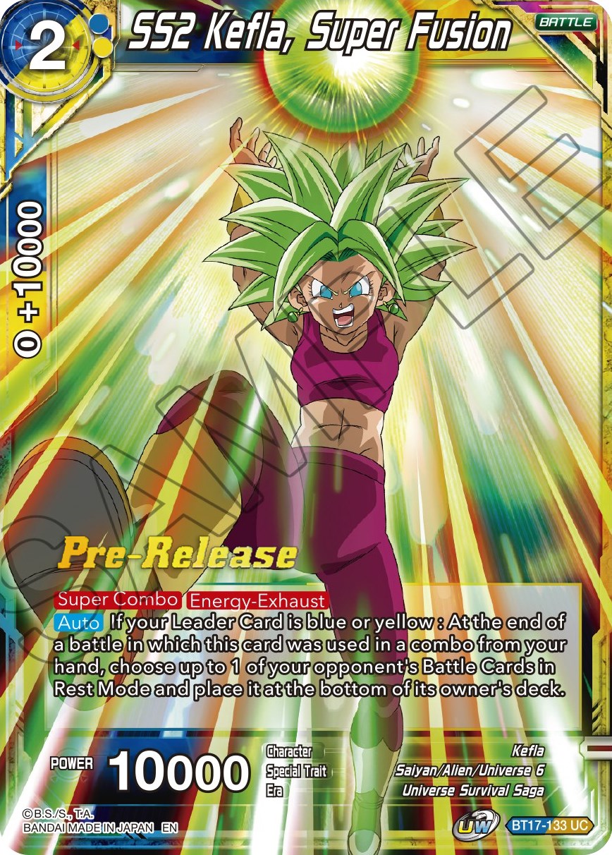 SS2 Kefla, Super Fusion (BT17-133) [Ultimate Squad Prerelease Promos] | Dragon's Lair Comics and Fantasy Houston TX