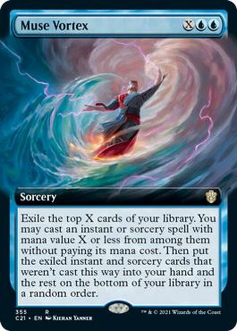 Muse Vortex (Extended Art) [Commander 2021] | Dragon's Lair Comics and Fantasy Houston TX