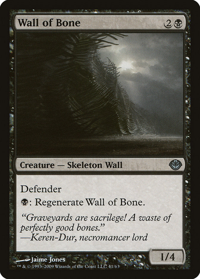 Wall of Bone [Duel Decks: Garruk vs. Liliana] | Dragon's Lair Comics and Fantasy Houston TX