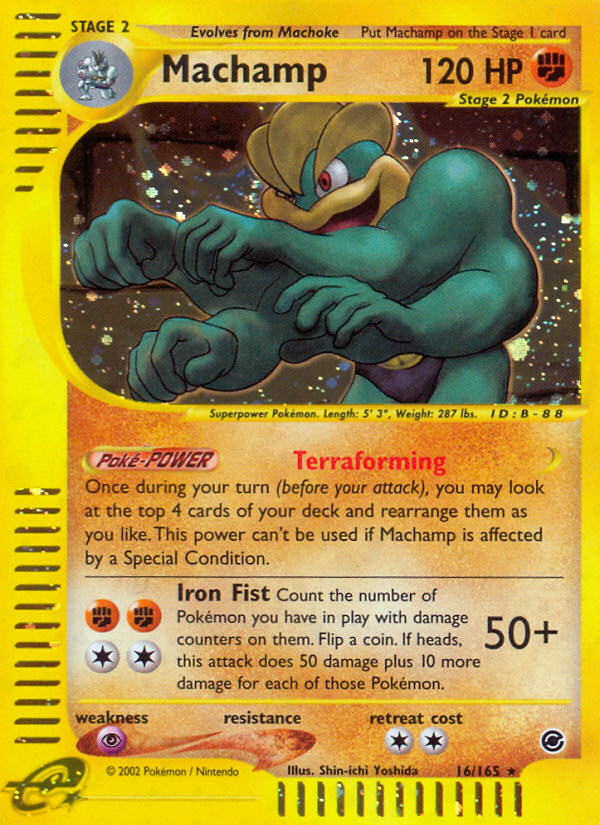 Machamp (16/165) [Expedition: Base Set] | Dragon's Lair Comics and Fantasy Houston TX