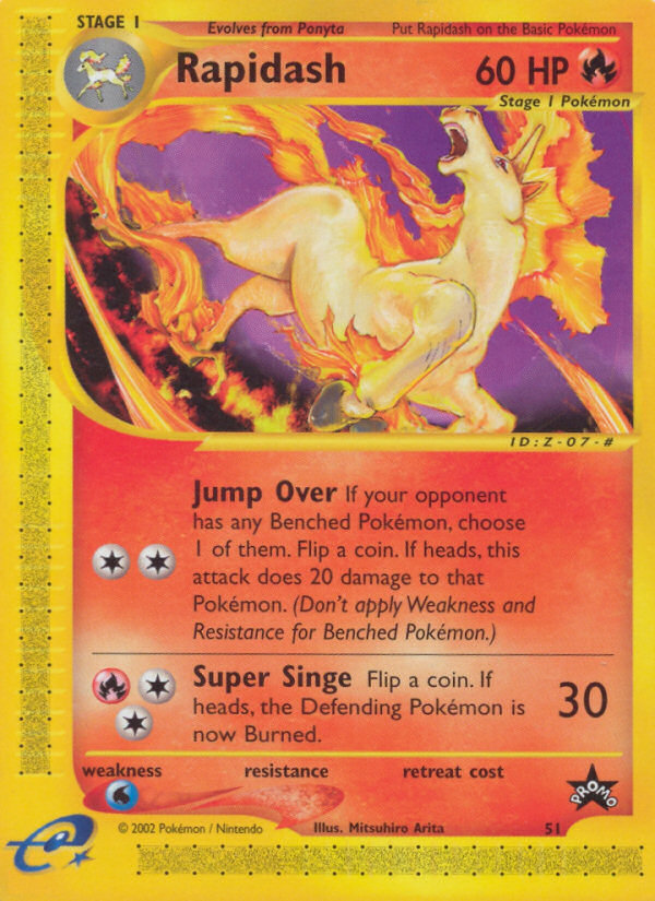 Rapidash (51) [Wizards of the Coast: Black Star Promos] | Dragon's Lair Comics and Fantasy Houston TX