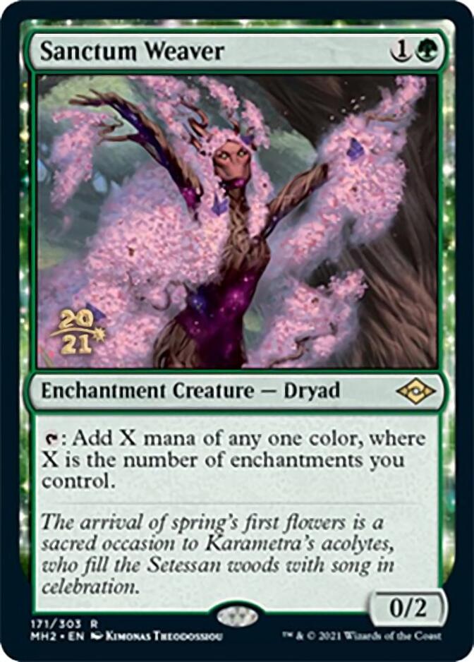 Sanctum Weaver [Modern Horizons 2 Prerelease Promos] | Dragon's Lair Comics and Fantasy Houston TX