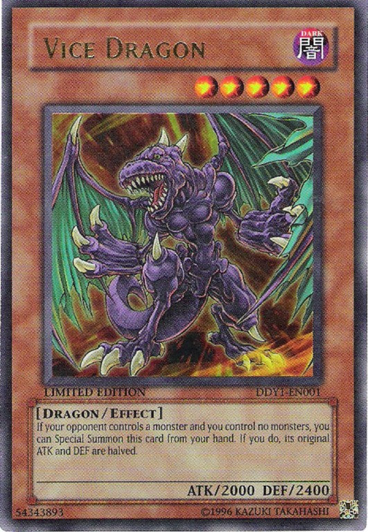 Vice Dragon (Promo) [DDY1-EN001] Ultra Rare | Dragon's Lair Comics and Fantasy Houston TX