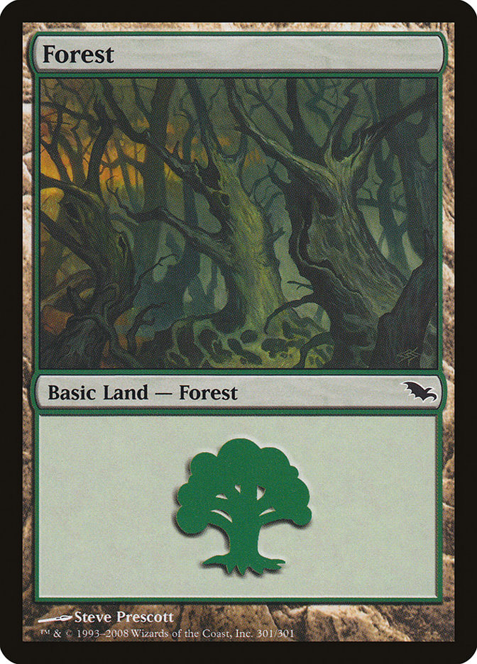 Forest (301) [Shadowmoor] | Dragon's Lair Comics and Fantasy Houston TX