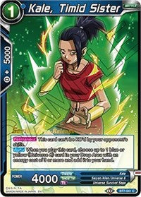 Kale, Timid Sister (BT7-041_PR) [Assault of the Saiyans Prerelease Promos] | Dragon's Lair Comics and Fantasy Houston TX