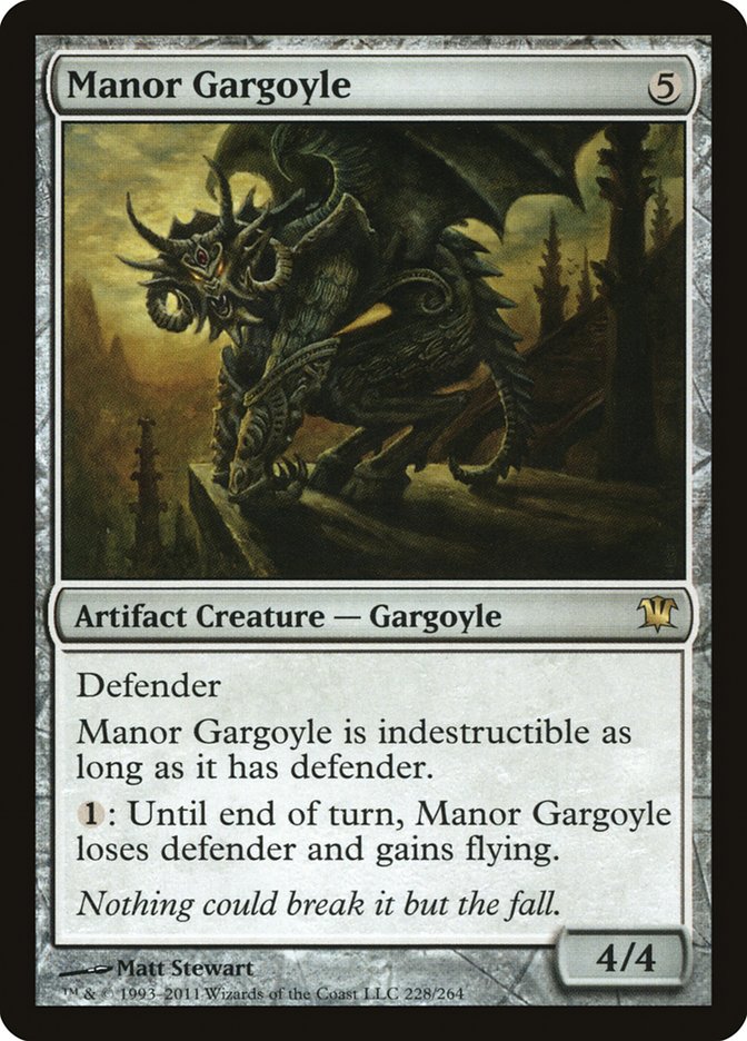 Manor Gargoyle [Innistrad] | Dragon's Lair Comics and Fantasy Houston TX