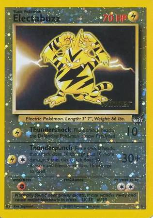 Electabuzz (1) (Winner) [Best of Promos] | Dragon's Lair Comics and Fantasy Houston TX