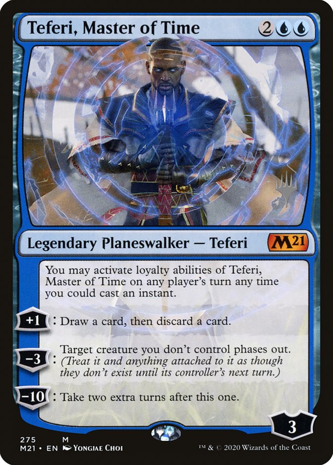 Teferi, Master of Time (Promo Pack) (275) [Core Set 2021 Promos] | Dragon's Lair Comics and Fantasy Houston TX