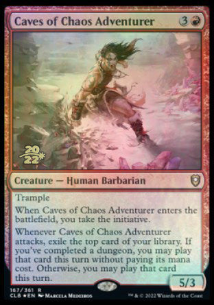 Caves of Chaos Adventurer [Commander Legends: Battle for Baldur's Gate Prerelease Promos] | Dragon's Lair Comics and Fantasy Houston TX