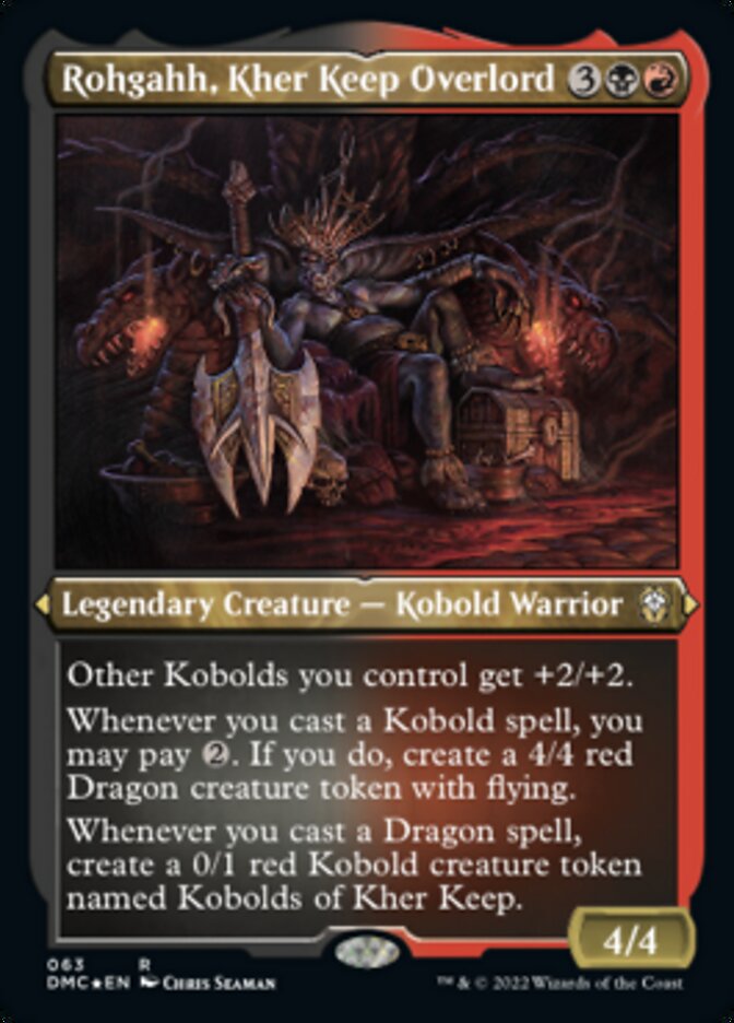 Rohgahh, Kher Keep Overlord (Foil Etched) [Dominaria United Commander] | Dragon's Lair Comics and Fantasy Houston TX