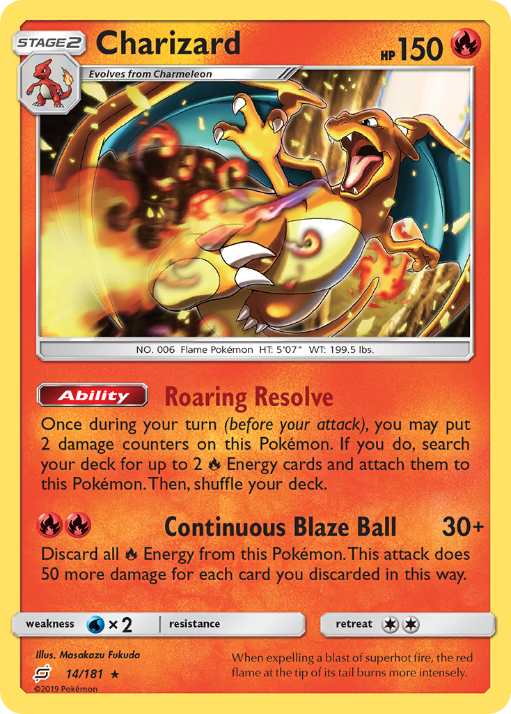 Charizard (14/181) [Sun & Moon: Team Up] | Dragon's Lair Comics and Fantasy Houston TX