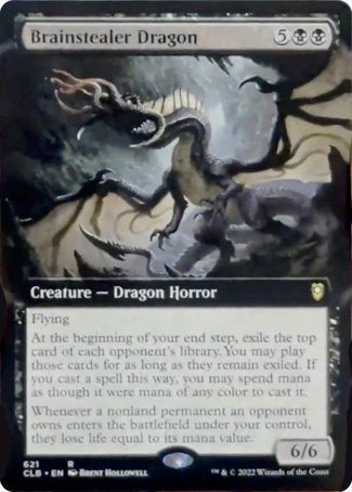 Brainstealer Dragon (Extended Art) [Commander Legends: Battle for Baldur's Gate] | Dragon's Lair Comics and Fantasy Houston TX