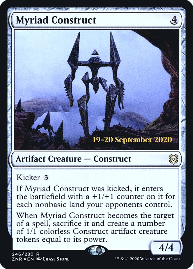 Myriad Construct [Zendikar Rising Prerelease Promos] | Dragon's Lair Comics and Fantasy Houston TX