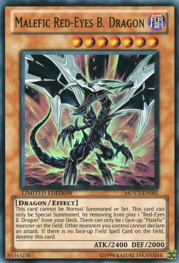 Malefic Red-Eyes B. Dragon [MOV2-EN001] Super Rare | Dragon's Lair Comics and Fantasy Houston TX