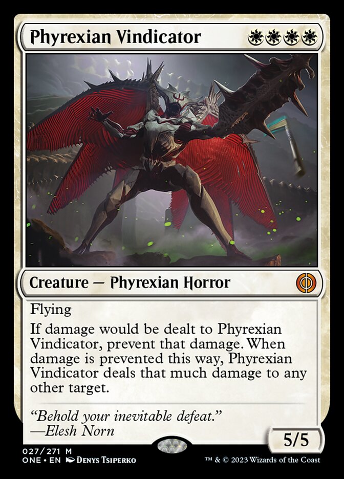 Phyrexian Vindicator [Phyrexia: All Will Be One] | Dragon's Lair Comics and Fantasy Houston TX