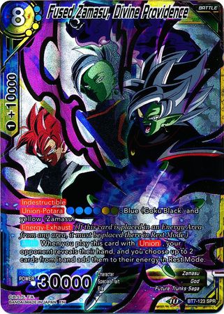 Fused Zamasu, Divine Providence (SPR) (BT7-123) [Assault of the Saiyans] | Dragon's Lair Comics and Fantasy Houston TX