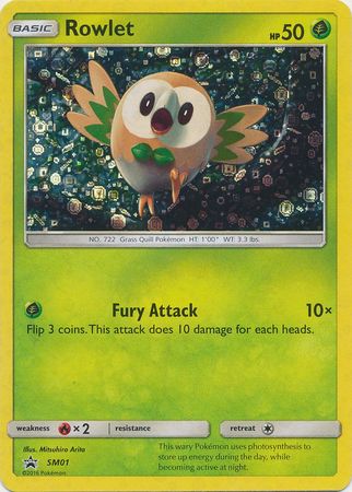 Rowlet (SM01) (General Mills Promo) [Sun & Moon: Black Star Promos] | Dragon's Lair Comics and Fantasy Houston TX