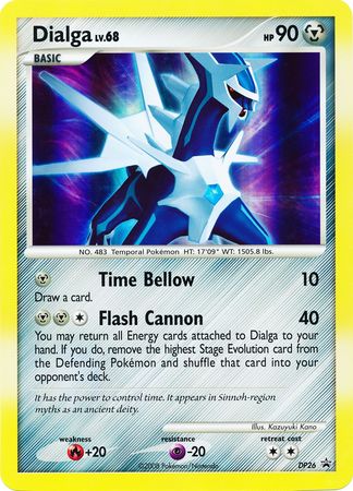 Dialga (DP26) (Jumbo Card) [Diamond & Pearl: Black Star Promos] | Dragon's Lair Comics and Fantasy Houston TX