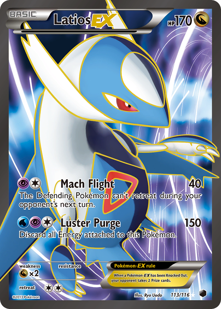 Latios EX (113/116) [Black & White: Plasma Freeze] | Dragon's Lair Comics and Fantasy Houston TX