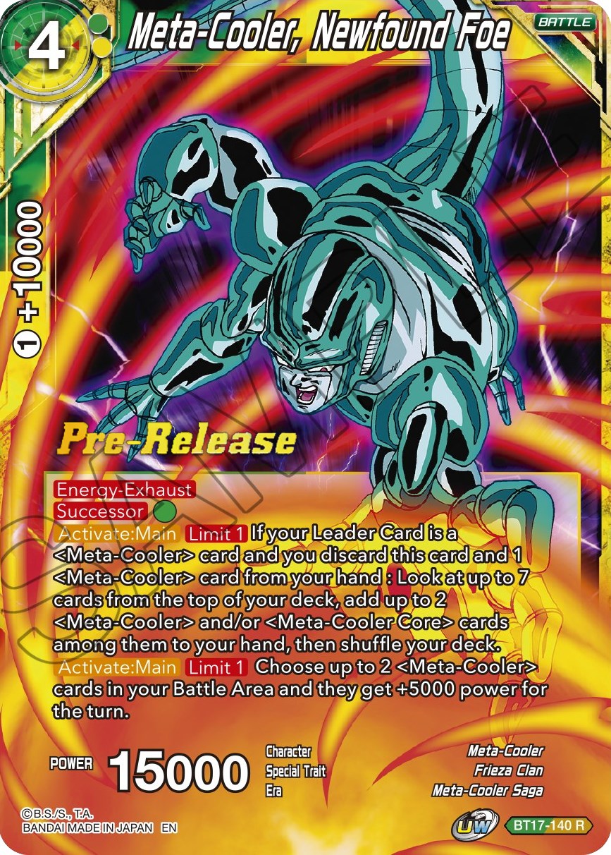 Meta-Cooler, Newfound Foe (BT17-140) [Ultimate Squad Prerelease Promos] | Dragon's Lair Comics and Fantasy Houston TX