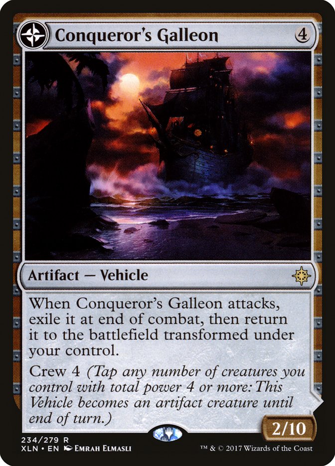 Conqueror's Galleon // Conqueror's Foothold [Ixalan] | Dragon's Lair Comics and Fantasy Houston TX