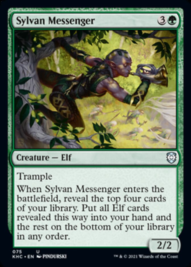 Sylvan Messenger [Kaldheim Commander] | Dragon's Lair Comics and Fantasy Houston TX