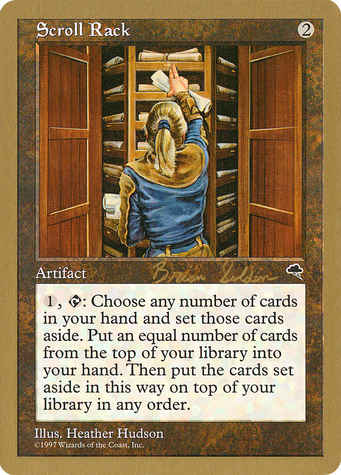 Scroll Rack (Brian Selden) [World Championship Decks 1998] | Dragon's Lair Comics and Fantasy Houston TX