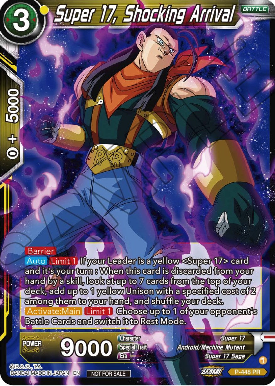 Super 17, Shocking Arrival (P-448) [Tournament Promotion Cards] | Dragon's Lair Comics and Fantasy Houston TX