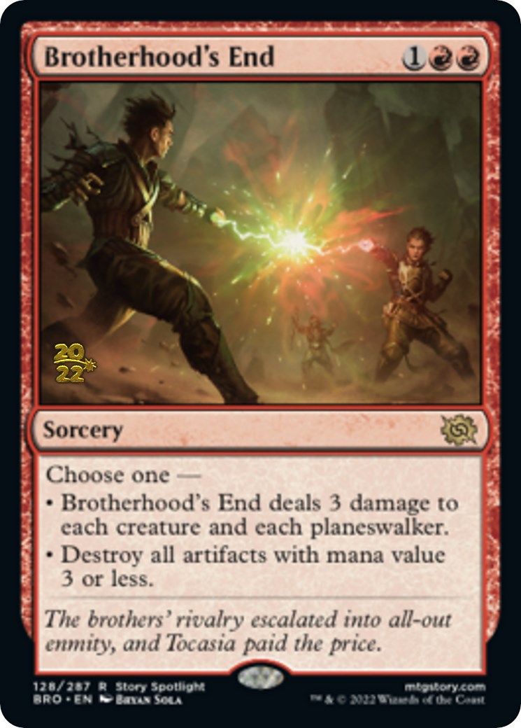 Brotherhood's End [The Brothers' War Prerelease Promos] | Dragon's Lair Comics and Fantasy Houston TX