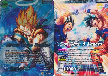 Son Goku & Vegeta // Miracle Strike Gogeta (Movie Promo) (P-069) [Promotion Cards] | Dragon's Lair Comics and Fantasy Houston TX