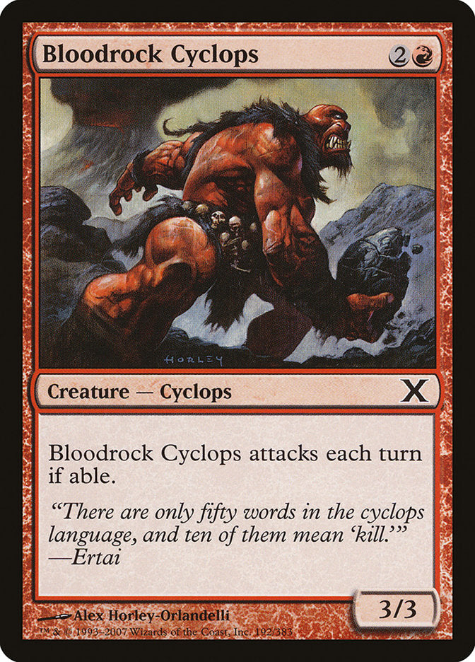 Bloodrock Cyclops [Tenth Edition] | Dragon's Lair Comics and Fantasy Houston TX