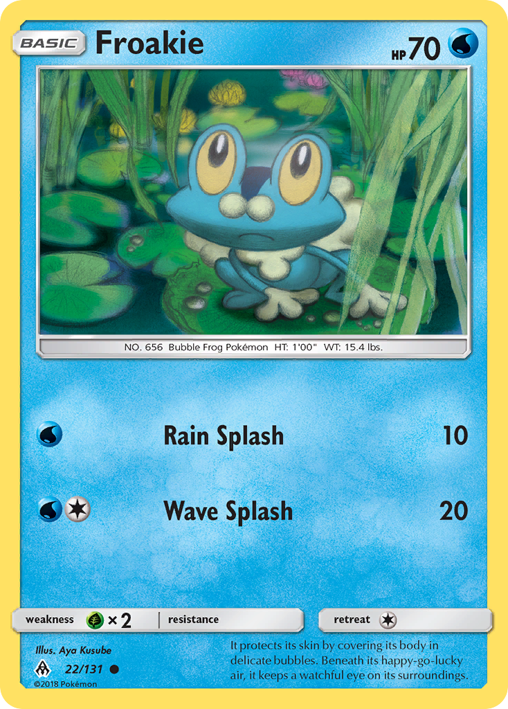 Froakie (22/131) [Sun & Moon: Forbidden Light] | Dragon's Lair Comics and Fantasy Houston TX