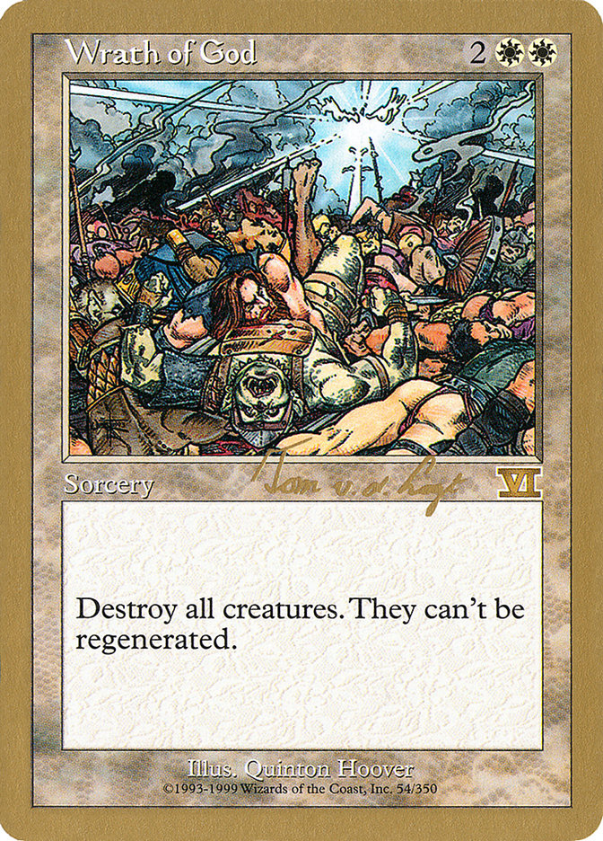 Wrath of God (Tom van de Logt) [World Championship Decks 2000] | Dragon's Lair Comics and Fantasy Houston TX