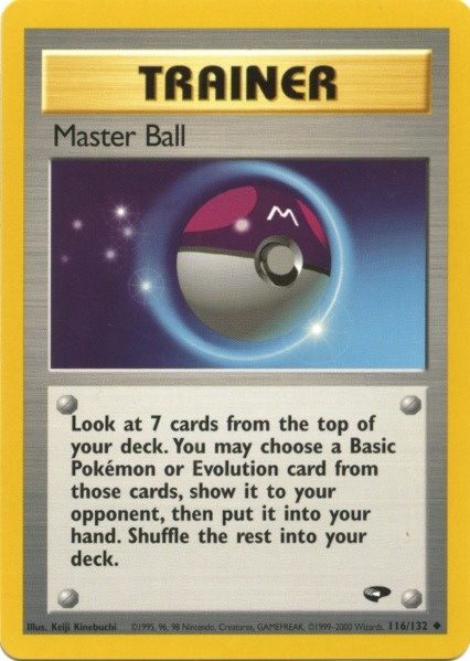 Master Ball (116/132) [Gym Challenge Unlimited] | Dragon's Lair Comics and Fantasy Houston TX