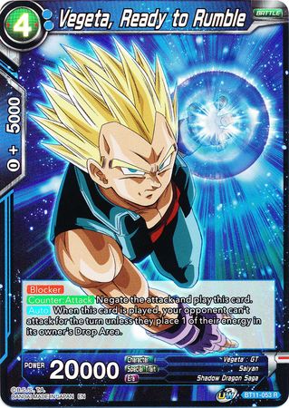 Vegeta, Ready to Rumble (BT11-053) [Vermilion Bloodline 2nd Edition] | Dragon's Lair Comics and Fantasy Houston TX