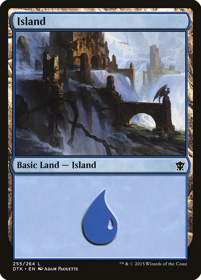 Island (255) [Dragons of Tarkir] | Dragon's Lair Comics and Fantasy Houston TX