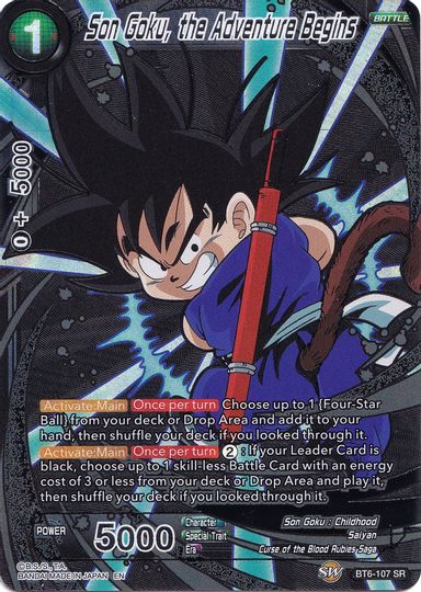 Son Goku, the Adventure Begins (Collector's Selection Vol. 1) (BT6-107) [Promotion Cards] | Dragon's Lair Comics and Fantasy Houston TX