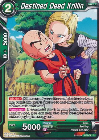 Destined Deed Krillin (BT2-081) [Union Force] | Dragon's Lair Comics and Fantasy Houston TX