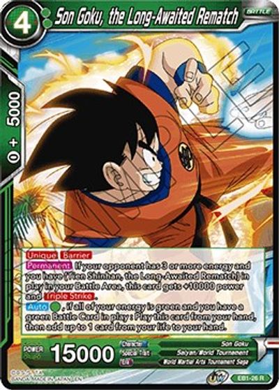 Son Goku, the Long-Awaited Rematch (EB1-026) [Battle Evolution Booster] | Dragon's Lair Comics and Fantasy Houston TX