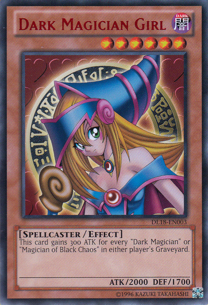 Dark Magician Girl (Red) [DL18-EN003] Rare | Dragon's Lair Comics and Fantasy Houston TX