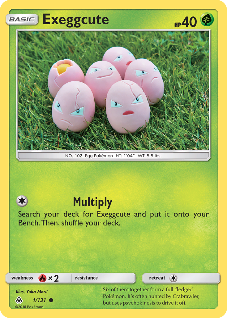 Exeggcute (1/131) [Sun & Moon: Forbidden Light] | Dragon's Lair Comics and Fantasy Houston TX