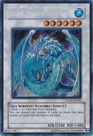 Brionac, Dragon of the Ice Barrier [HA01-EN022] Secret Rare | Dragon's Lair Comics and Fantasy Houston TX