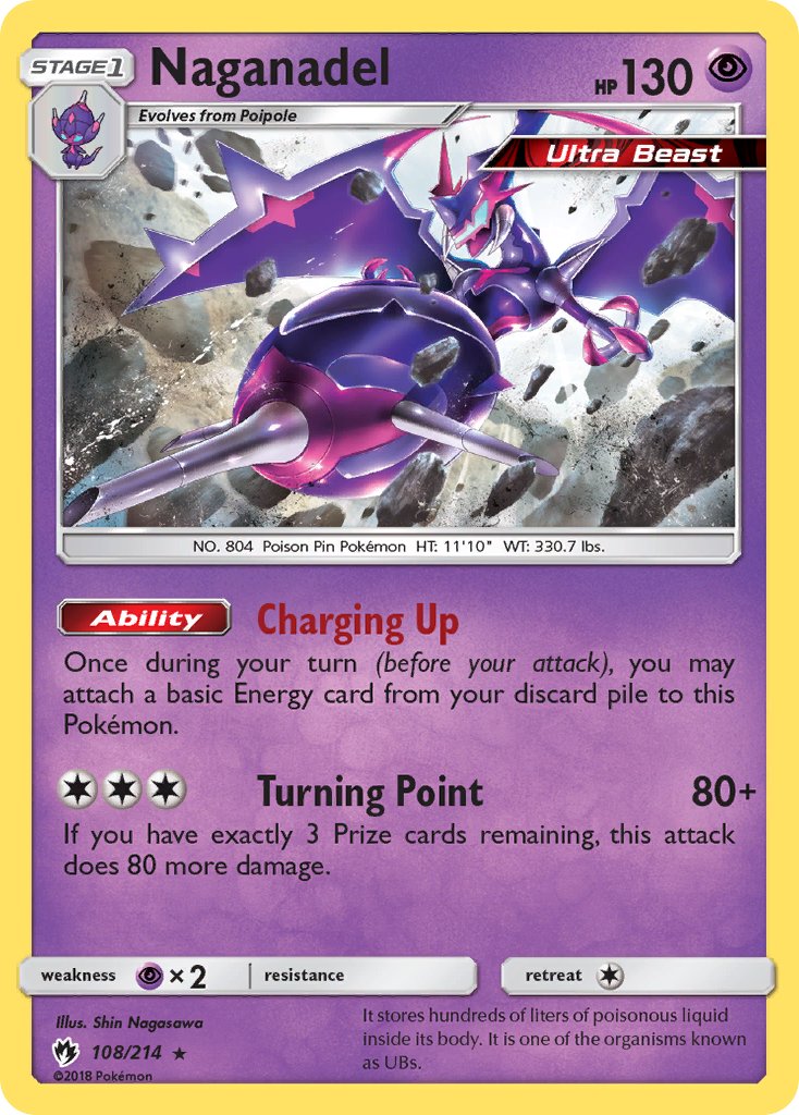 Naganadel(108/214) (Theme Deck Exclusive) [Sun & Moon: Lost Thunder] | Dragon's Lair Comics and Fantasy Houston TX